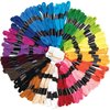 Pacon Embroidery Thread, 12 Floss Bobbins, 100/PK, Assorted PK PAC6477